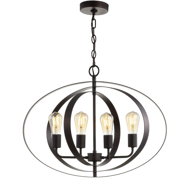 Killian 4 Light 8.125" Pendant - PND4047 - Brass - Safavieh