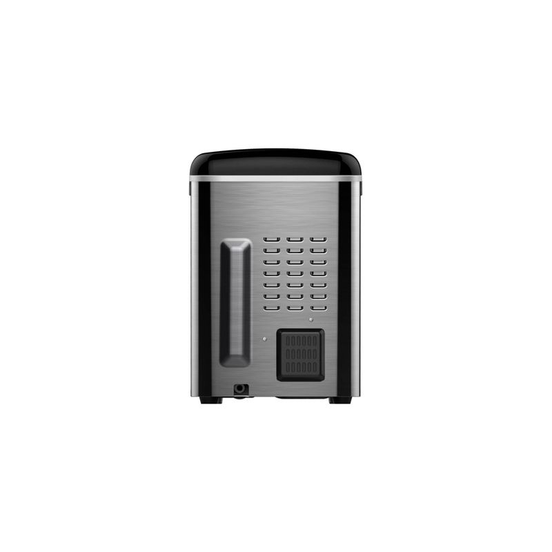 Whirlpool Ice Maker Stainless Steel: Countertop Ice Machine, Bullet Shape, 26 lbs Daily Production, 1.5 lbs Storage Capacity