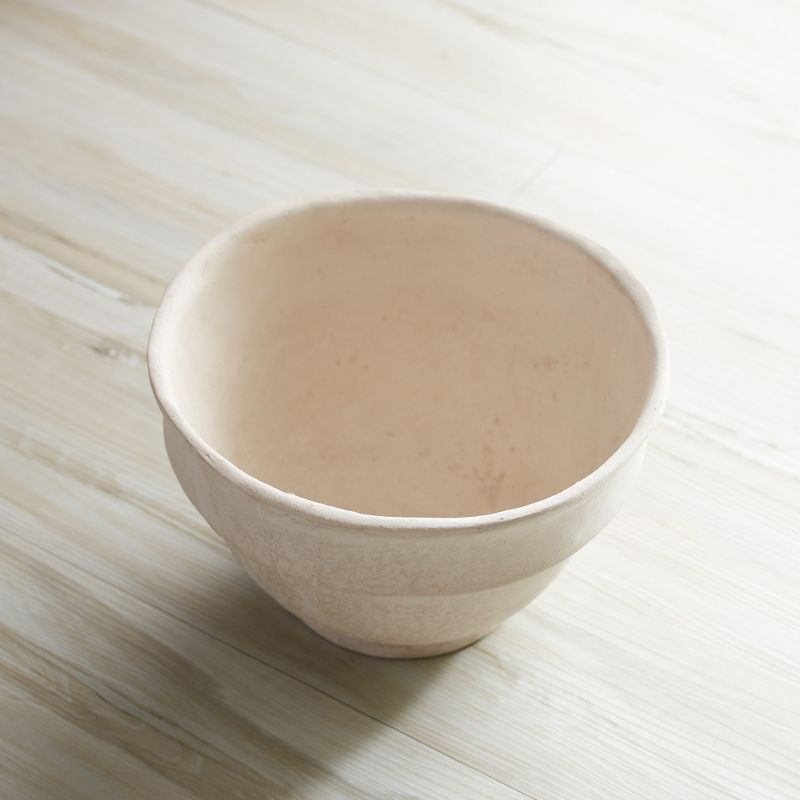 Recycled Paper Chalk Bowl 10"D
