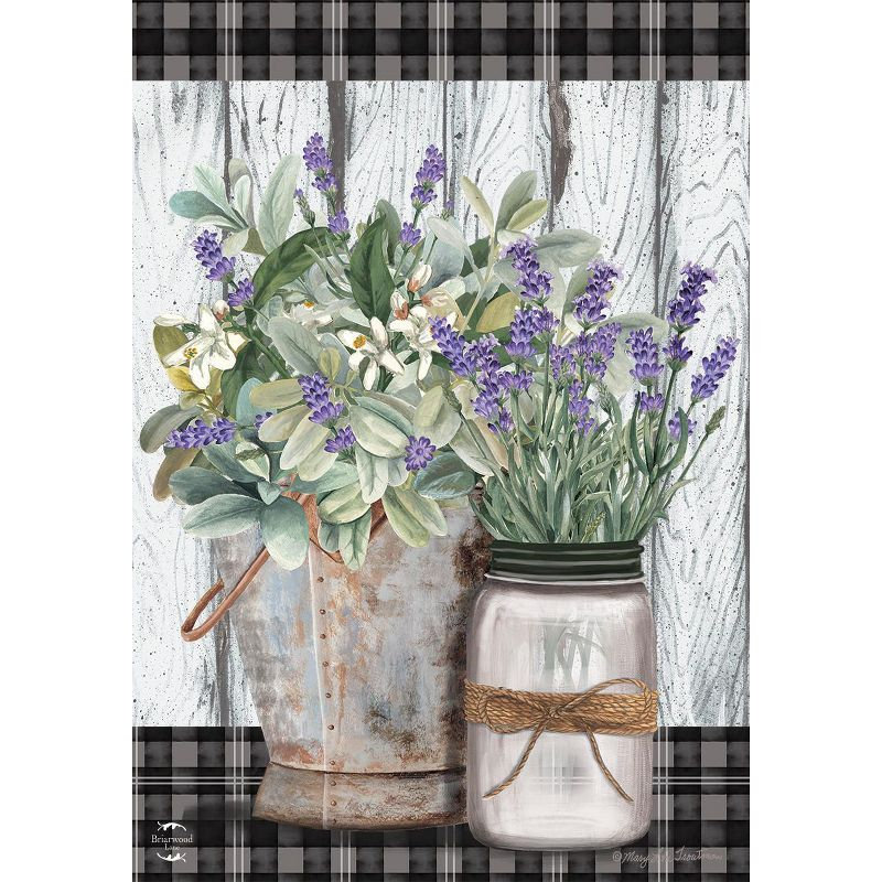 Briarwood Lane Garden Flag 18x12.5 For Outdoor Farmhouse Flowers Spring Garden Flag Flag For Spring Garden Flag Flags For Outside