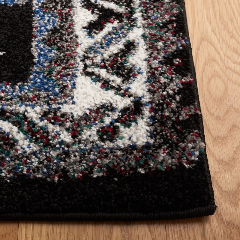 Vintage Hamadan VTH201 Power Loomed Accent Rug - Green/Black - 2'7"x5' - Safavieh.