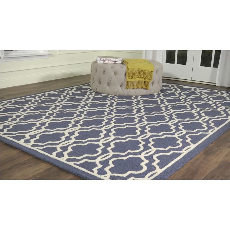 Cambridge CAM131 Tufted Indoor Runner Rug - Light Blue/Ivory - 2'6"x10' - Safavieh