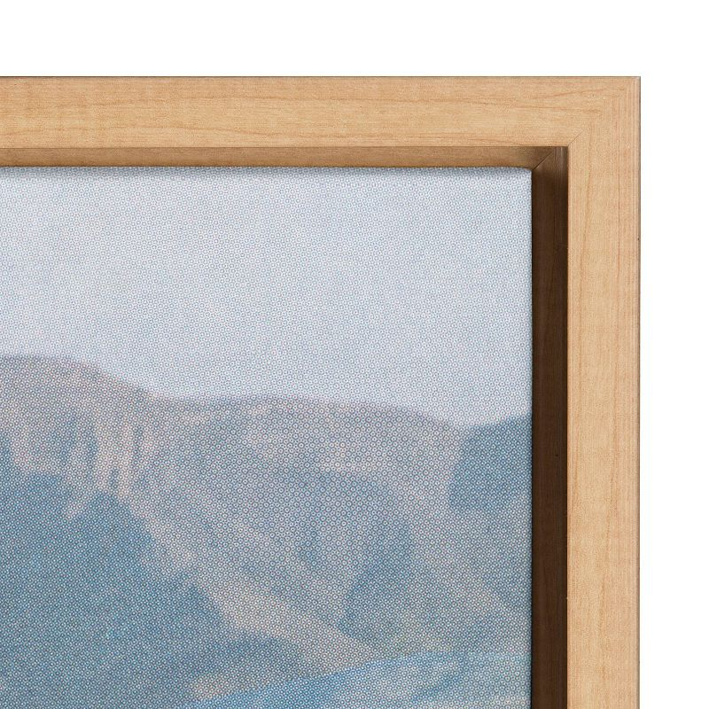 23" x 33" Sylvie Desert Mirage by Sarah Eisenlohr Framed Wall Canvas Natural - Kate & Laurel All Things Decor: Modern Style, Plastic Frame