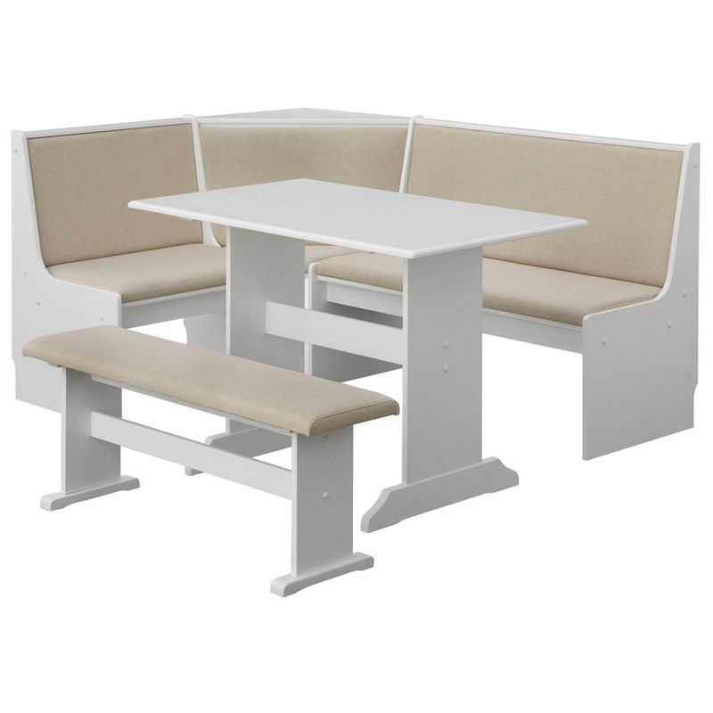 TMS Hollenberg 5 - Piece Solid Wood Trestle Dining Set