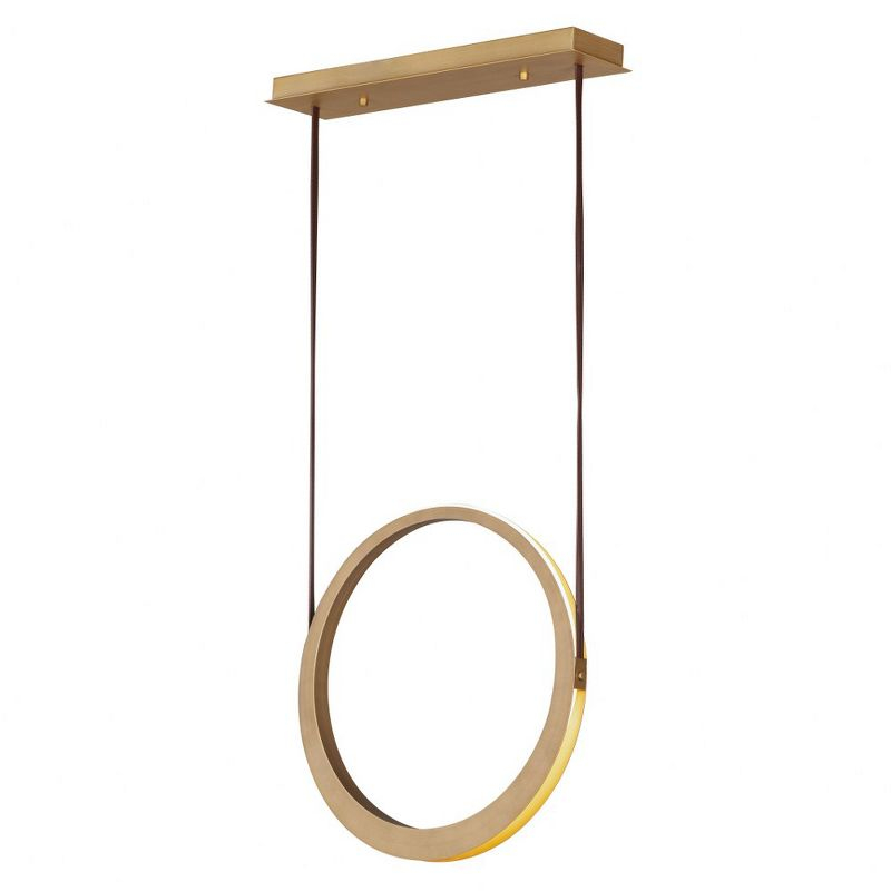 ET2 Lighting Tether 1 - Light Pendant in  Natural Aged Brass