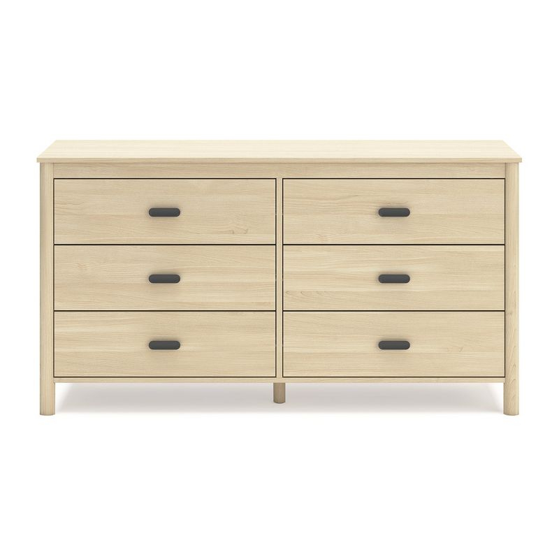 Signature Design by Ashley Cabinella Six Drawer Dresser, Tan