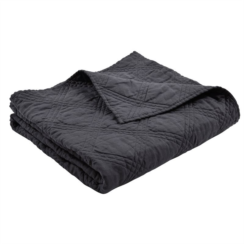 Levtex home Washed Linen Quilted Throw