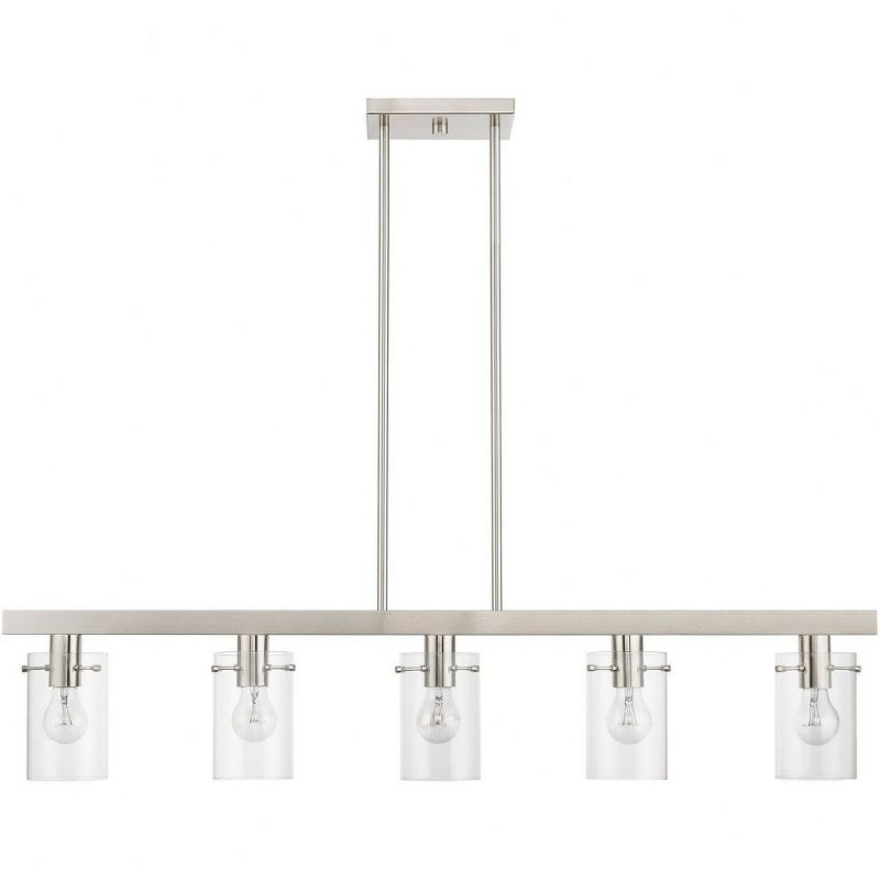 Livex Lighting Munich 5 - Light Chandelier in  Brushed Nickel