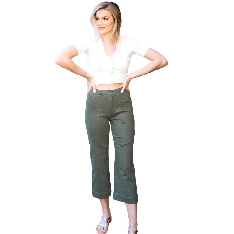Women's Kammy V-neck Crop Top - be cool S/M