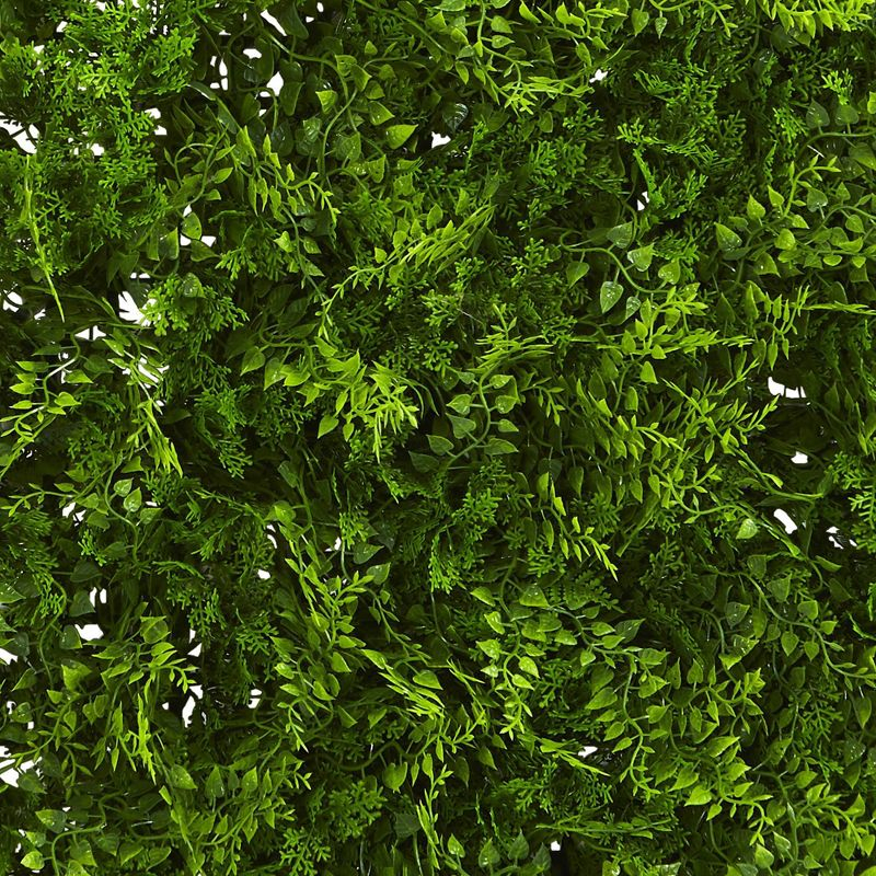 20" X 20" Lush Mediterranean Artificial Fern Wall Panel - Nearly Natural: UV Resistant, Indoor/Outdoor Decor