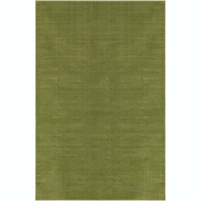 Unique Loom Williamsburg Collection Area Rug - Solid (5'  x 8' Rectangle Green)