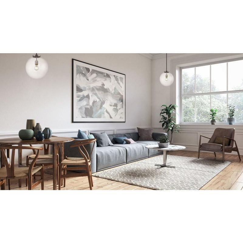 Z-Lite Parsons 1 - Light Pendant in  Matte Black/Olde Brass