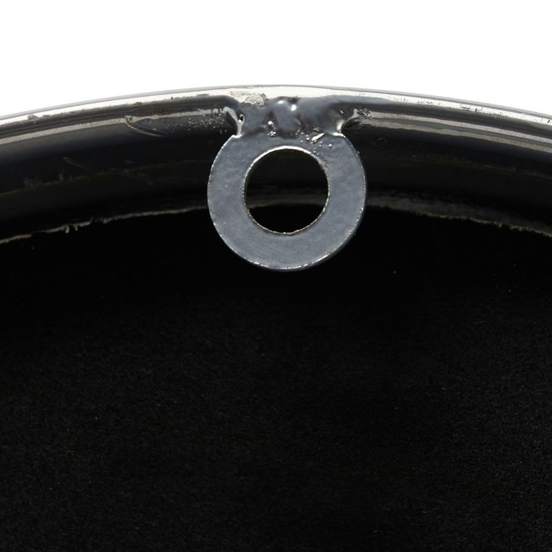 Storied Home Classic Round Metal Wall Clock, Antique Nickel Finish