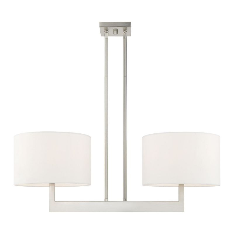 Livex Lighting Hayworth 2 - Light Chandelier in  Brushed Nickel