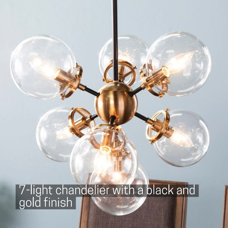 Holly & Martin Boltonly Contemporary 7-Light Pendant Lamp - LT1040348 - Black - SEI