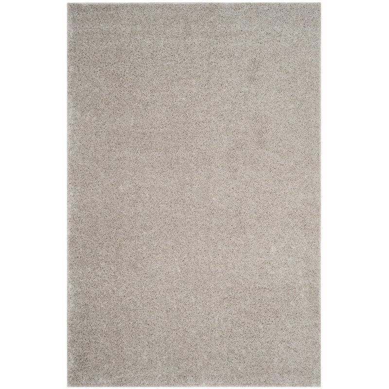 Arizona Shag ASG820 Power Loomed Indoor Area Rug - Linen - 4'x6' - Safavieh