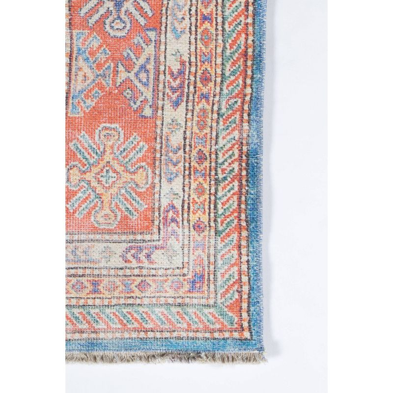 2'x3' Chandler Accent Rug Blue - Momeni: Bohemian Shibori Pattern, Medium Pile, Indoor, Cotton & Polyester, Rectangle