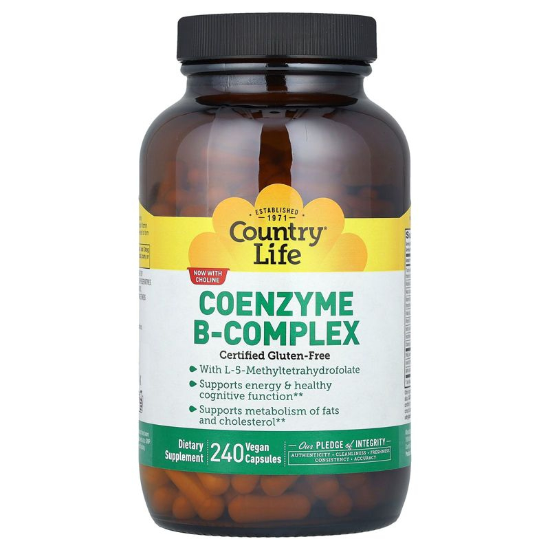 Country Life Coenzyme B-Complex, 240 Vegan Capsules