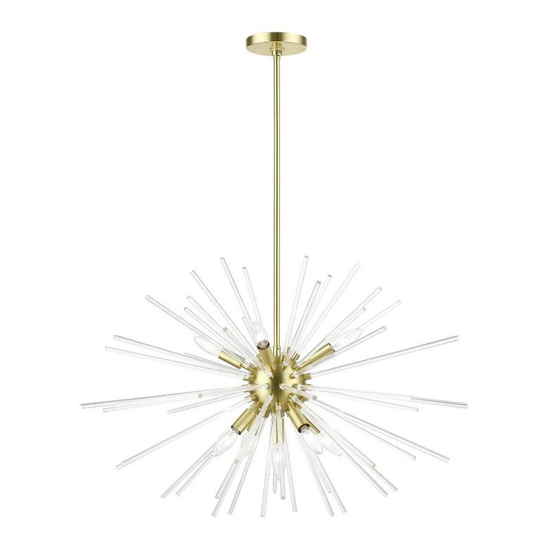 Livex Lighting Utopia 9 - Light Pendant in  Satin Brass