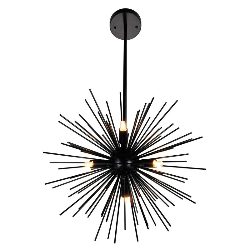 CWI Lighting,Savannah 9 Light Chandelier With Black Finish