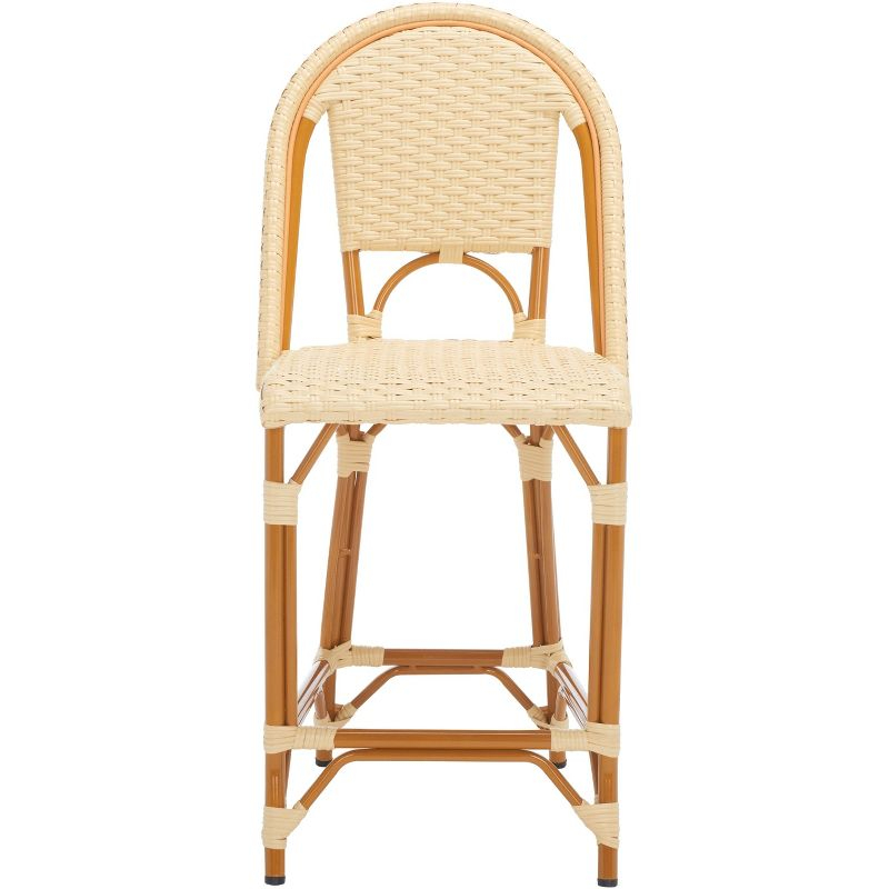 California Counter Stool - Indoor/Outdoor - PAT7532 - Natural - Safavieh