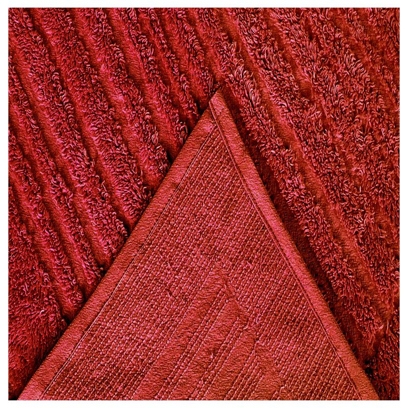 Better Trends Ashton Collection: Luxurious Medallion Design Bedspread - Super Soft, Lightweight, 100% Cotton, Tufted, King (120" X 110"), Burgundy