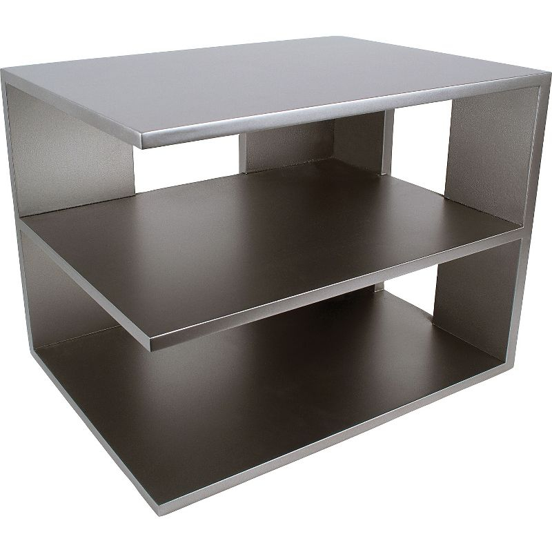 Victor Technology Wood Desk Accessories Corner Shelf Classic Silver S1120