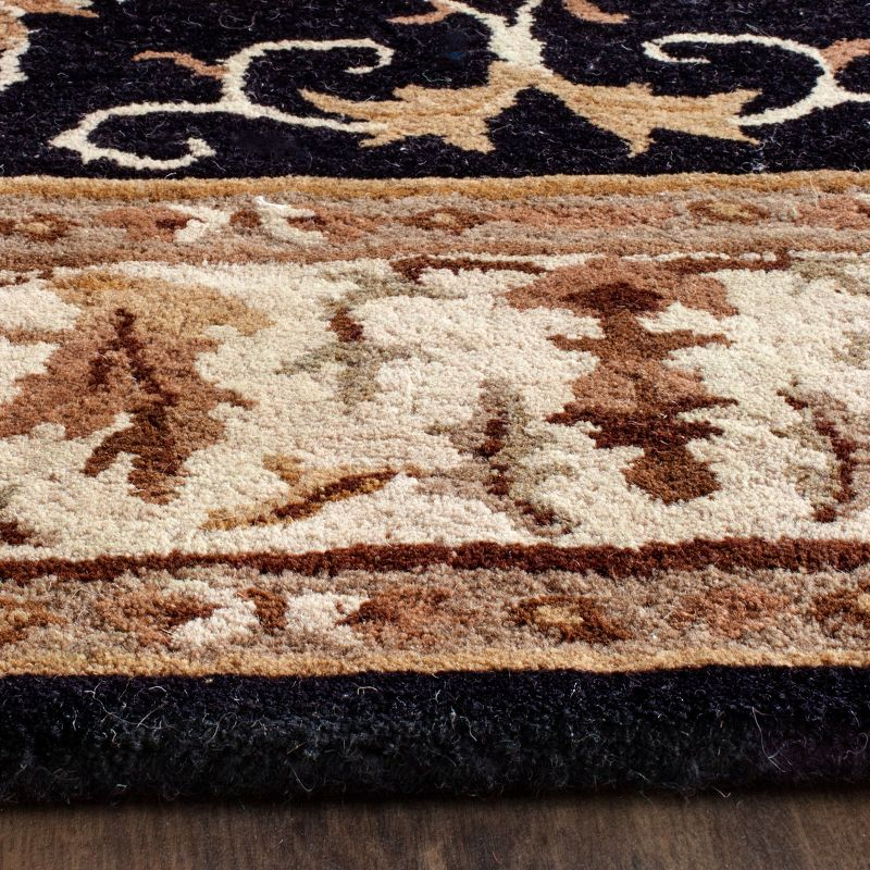 Empire EM459 Hand Tufted Indoor Accent Rug - Black/Ivory - 3'x5' - Safavieh