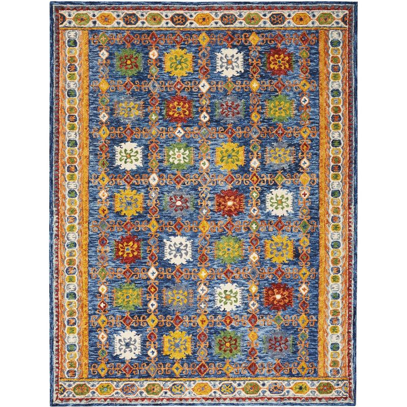 Nourison Vivid Navy Indoor Area Rug VIV09 8'X10'6"