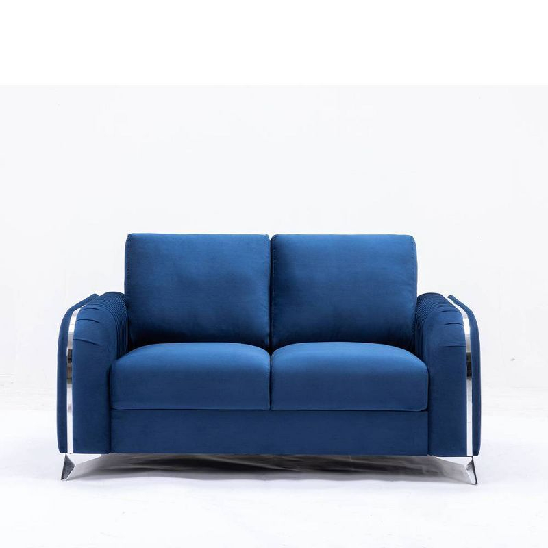 Acme Furniture 91" Wenona Sofa Blue Velvet