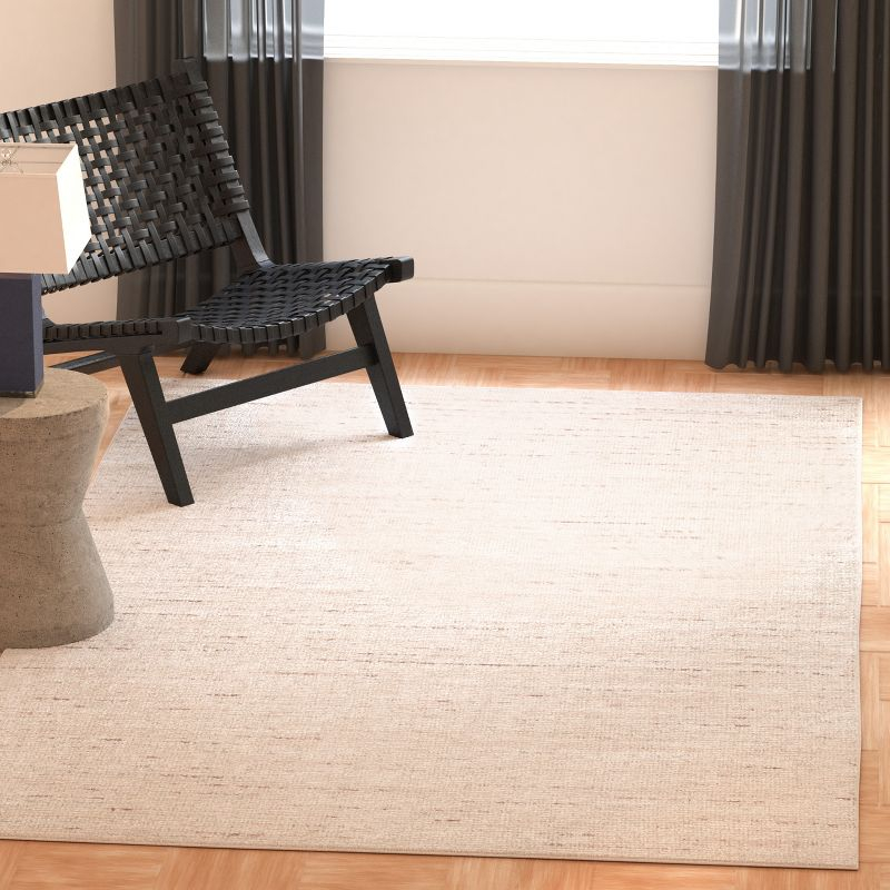 Abstract ABT468 Handmade Indoor Area Rug - Ivory/Brown - 4'x6' - Safavieh
