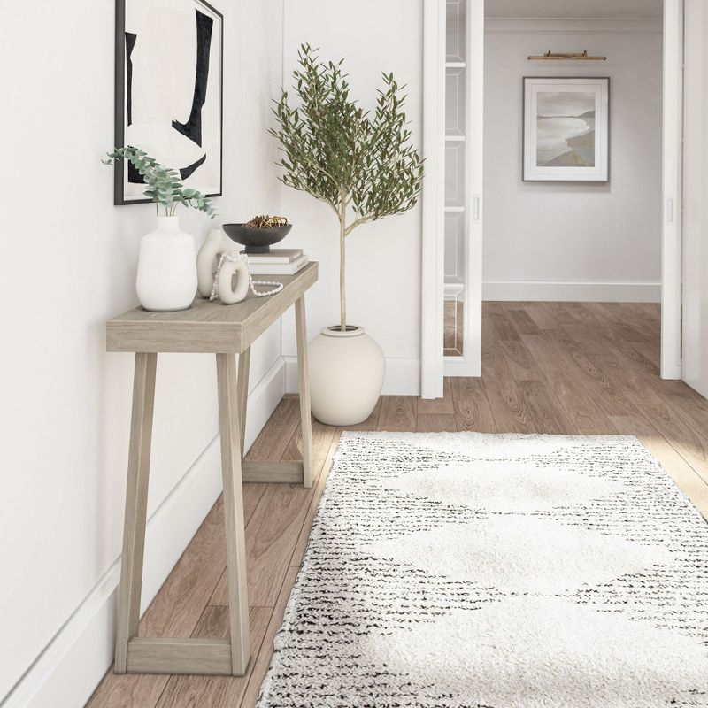 Plank+Beam 46" Classic Console Table, Solid Wood Entryway Table, Foyer Tables, Narrow Console Tables, Seashell