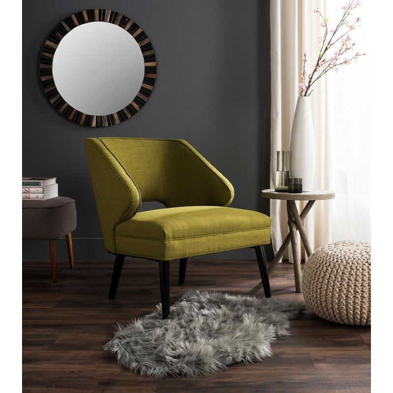 Faux Sheep Skin FSS115 Power Loomed Accent Rug - Grey - 2'x3' - Safavieh.