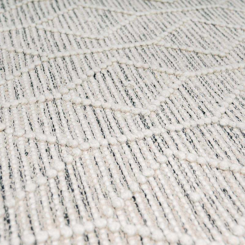 Hauteloom Rectangle Area Rug   White