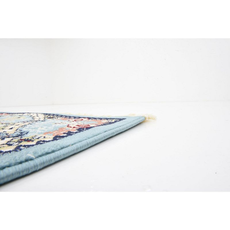 Unique Loom Narenj Collection Area Rug - Glasgow (8'  x 10' Rectangle Blue/Black)