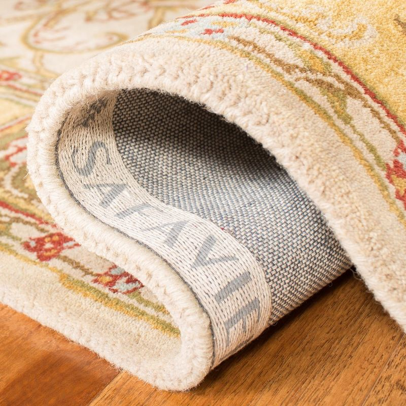 Classic CL324 Hand Tufted Accent Rug - Grey/Light Gold - 2'x3' - Safavieh.