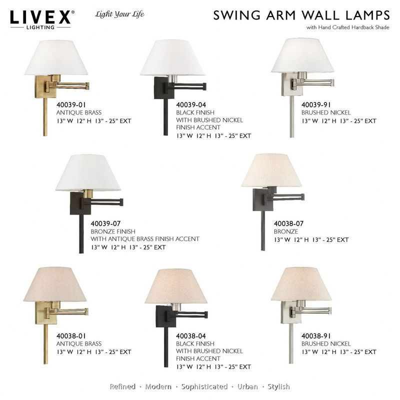 Livex Lighting 1 - Light Wall Light in  Bronze