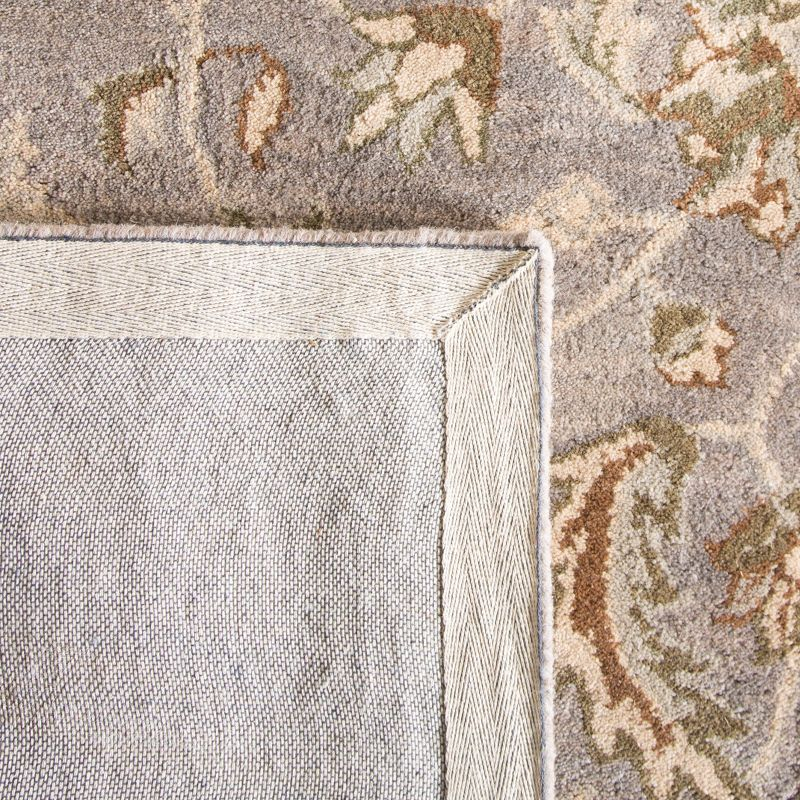 Heritage HG863 Hand Tufted Area Rug - Grey/Beige - 6'x6' - Safavieh.