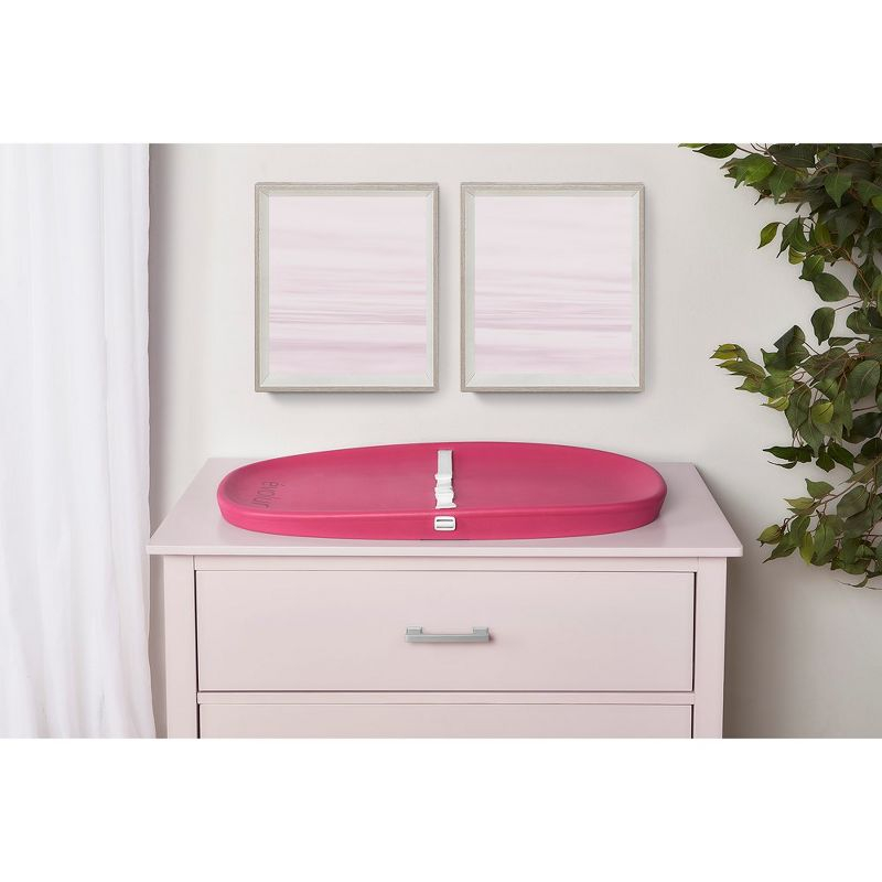 Evolur Eva Baby Changing Pad, Soft, Breathable and  Waterproof, Fuschia Pink