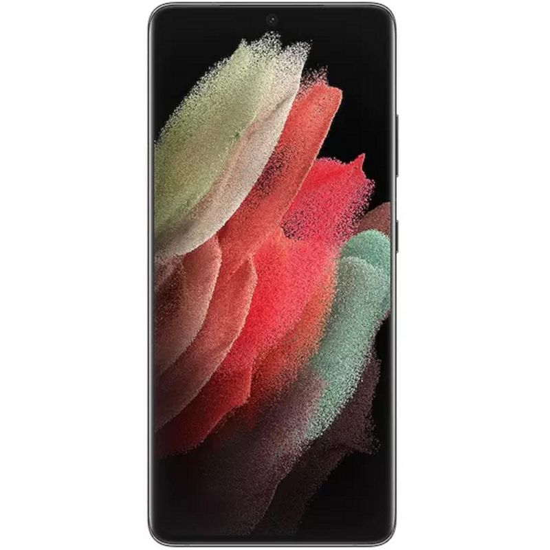 Samsung Galaxy S21 Ultra 5G 128GB G998U Phantom Black Unlocked Smartphone - Manufacturer Refurbished.