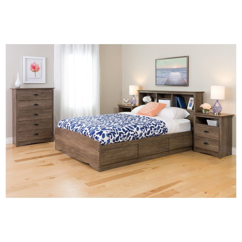 5 Drawer Salt Spring Dresser Drifted Gray - Prepac