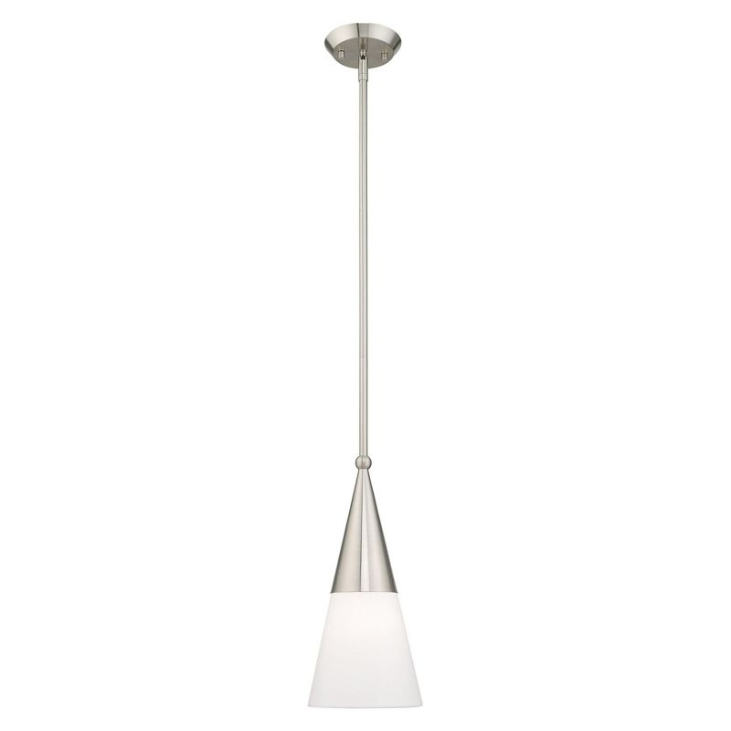 Livex Lighting Stockholm 1 - Light Pendant in  Brushed Nickel