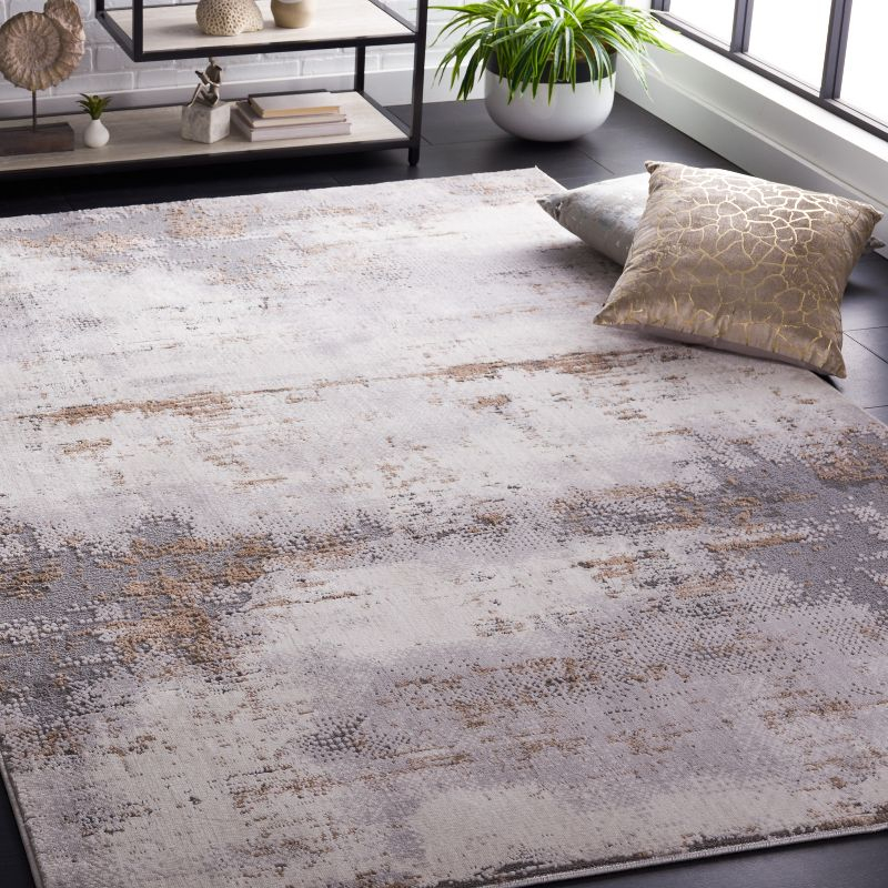 Eternal ETL204 Power Loomed Indoor Area Rug - Grey/Beige - 5'3"x7'6" - Safavieh