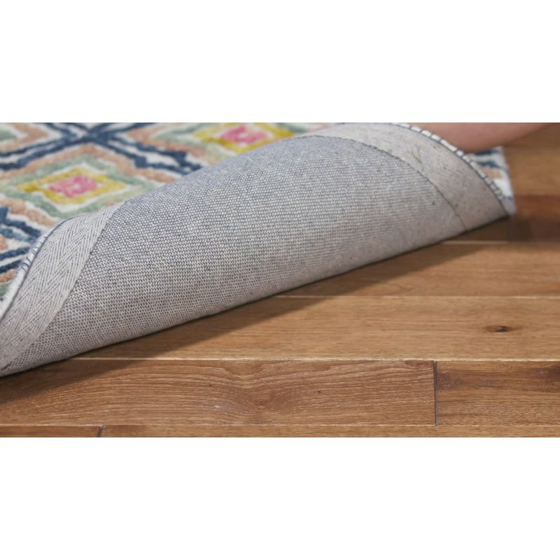 Trace TRC512 Hand Tufted Area Rug - Ivory/Navy - 5'x8' - Safavieh.