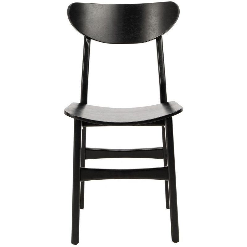 Lucca Retro Dining Chair (Set of 2) - DCH1001 - Black - Safavieh