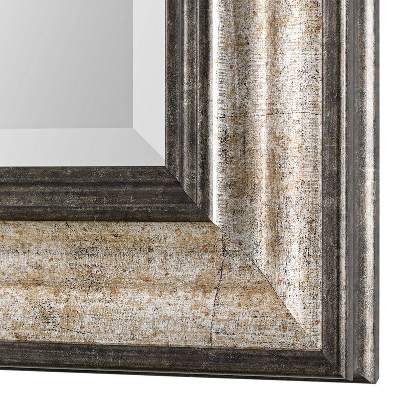 Uttermost Shefford Silver and Bronze 31" x 43" Rectangular Wall Mirror