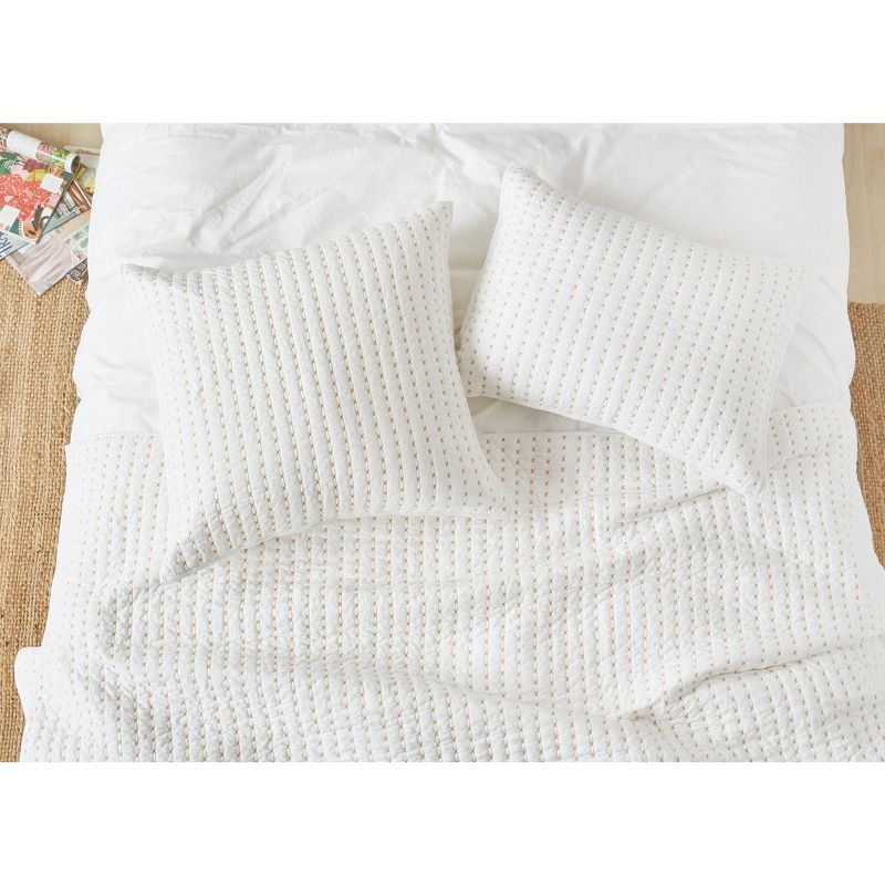 C&F Home Hilton Ochre Cotton Standard Sham