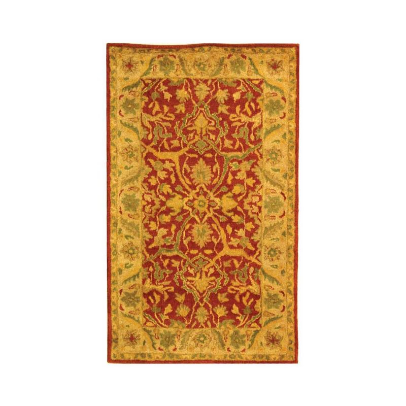 Antiquity AT14 Hand Tufted Indoor Accent Rug - Rust - 3'x5' - Safavieh