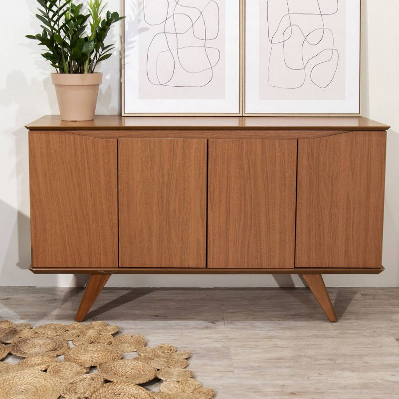 53.15" Tudor 4 Shelf Sideboard - Manhattan Comfort