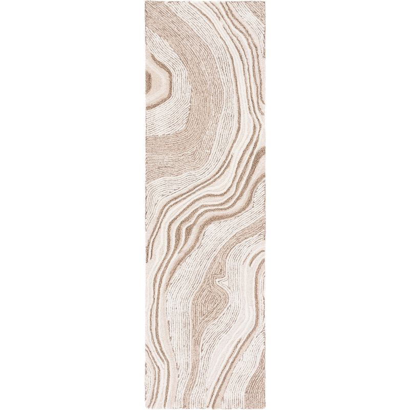 Fifth Avenue FTV121 Hand Tufted Indoor Runner - Beige/Ivory - 2'3"x8' - Safavieh